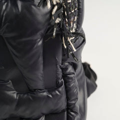 Chanel Doudonne Nylon/Tweed Backpack Black 26 Series