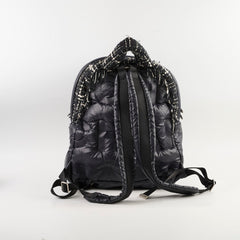 Chanel Doudonne Nylon/Tweed Backpack Black 26 Series