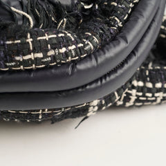 Chanel Doudonne Nylon/Tweed Backpack Black 26 Series