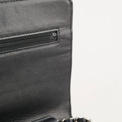 Chanel Calfskin Wallet on Chain WOC Black