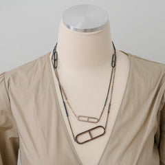 Hermes Ever Chaine' Dancre Long Necklace