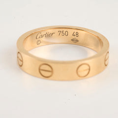 Cartier Love Ring Size 48 Rose Gold Small Model