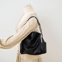 Chanel Ultimate Soft Leather Shoulder Bag Black