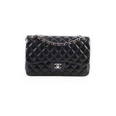 Chanel Classic Flap Jumbo Lambskin Black Series 22