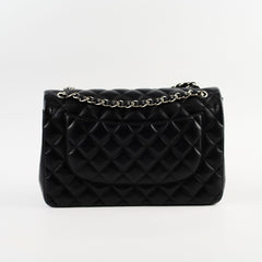 Chanel Classic Flap Jumbo Lambskin Black Series 22