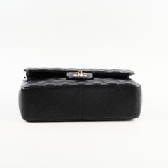 Chanel Classic Flap Jumbo Lambskin Black Series 22