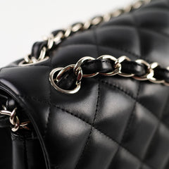 Chanel Classic Flap Jumbo Lambskin Black Series 22