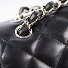 Chanel Classic Flap Jumbo Lambskin Black Series 22