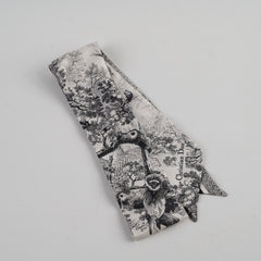 Dior Twilly Toile de Jouy Sauvage Mitzah Scarf Grey