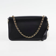 Chanel Unchained Flap Crossbody Bag Black