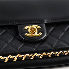 Chanel Unchained Flap Crossbody Bag Black