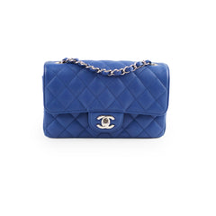 Chanel Mini Rectangular Caviar Blue