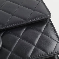 Chanel Seasonal Pearl Flap Bag Black