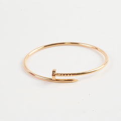 Cartier Juste Un Clou Bracelet Pink Gold Size 17 SM