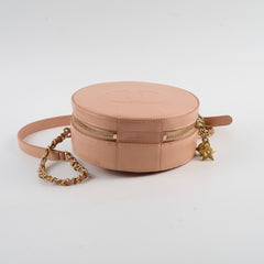 Chanel Round As Earth Crossbody Bag Peach/Coral
