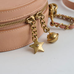 Chanel Round As Earth Crossbody Bag Peach/Coral