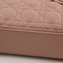 Christian Dior Small Lambskin ABC Lady Dior Pink