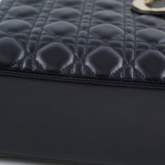 Christian Dior Medium Lambskin Lady Dior Black