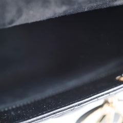 Christian Dior Medium Lambskin Lady Dior Black