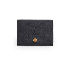 Louis Vuitton Empreinte Card Wallet Black