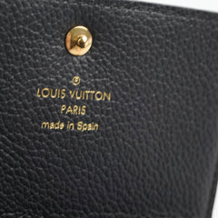Louis Vuitton Empreinte Card Wallet Black