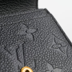 Louis Vuitton Empreinte Card Wallet Black