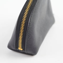 Prada Saffiano Key Holder Coin Purse Black