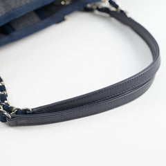 Chanel Small Deauville Tote Navy