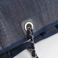 Chanel Small Deauville Tote Navy