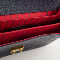 Louis Vuitton Pochette Metis Navy Empreinte