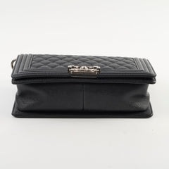 Chanel Old Medium Caviar Boy Black