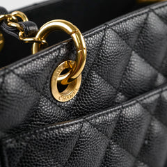 Chanel Caviar Grand Shopping Tote GST Black