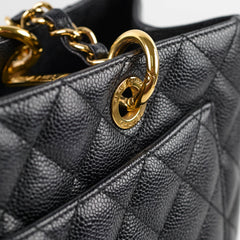 Chanel Caviar Grand Shopping Tote GST Black