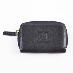Chanel Zippy Coin Purse Black