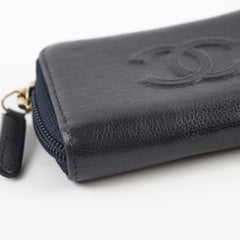 Chanel Zippy Coin Purse Black