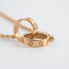 Cartier Baby Necklace Rose Gold