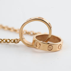 Cartier Baby Necklace Rose Gold