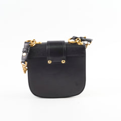 Prada Cahier Curved Crossbody Bag Black