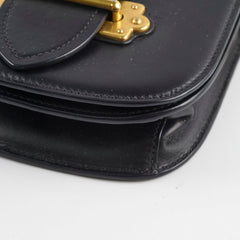 Prada Cahier Curved Crossbody Bag Black
