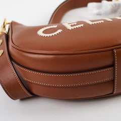 Celine Medium Ava Strap Bag in Smooth Calfskin Tan