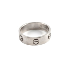 Cartier Love Ring White Gold Size 56