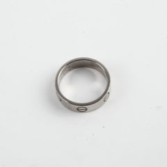 Cartier Love Ring White Gold Size 56