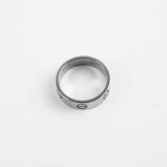 Cartier Love Ring White Gold Size 56