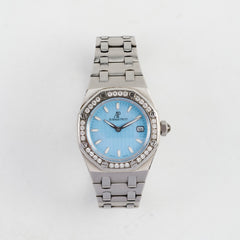 Audemars Piguet Royal Oak Lady Watch 67601ST 33MM Blue Dial