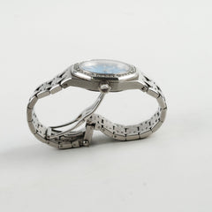 Audemars Piguet Royal Oak Lady Watch 67601ST 33MM Blue Dial