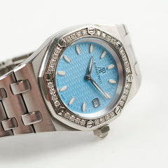 Audemars Piguet Royal Oak Lady Watch 67601ST 33MM Blue Dial