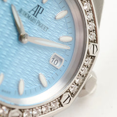 Audemars Piguet Royal Oak Lady Watch 67601ST 33MM Blue Dial