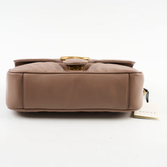 Gucci Marmont Medium Shoulder Bag Beige / Dusty Pink