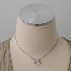 Van Cleef & Arpels Frivole White Gold Pave Diamonds Small