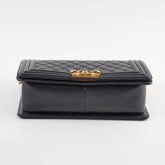 Chanel Boy Old Medium Lambskin Black